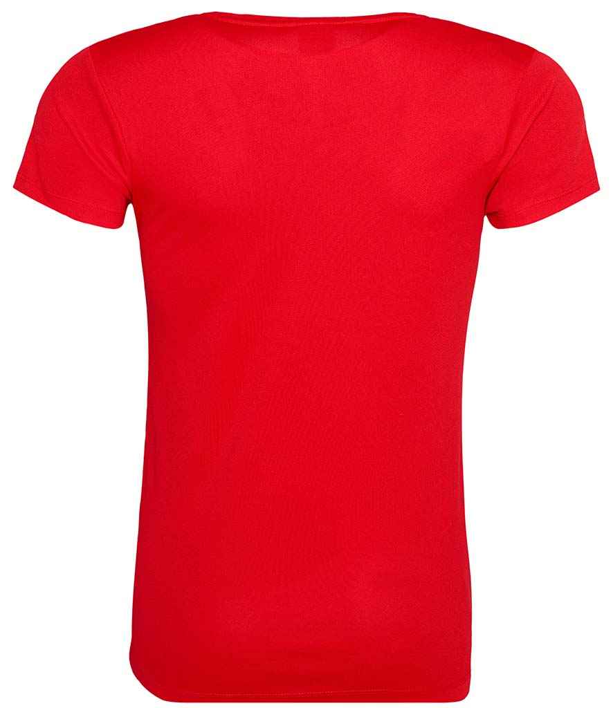 Ladies Cool T Player Top [Colour - Fire Red] Back