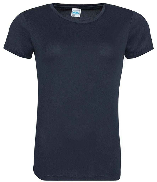 Ladies Cool T Player Top [Colour - French Navy] Front
