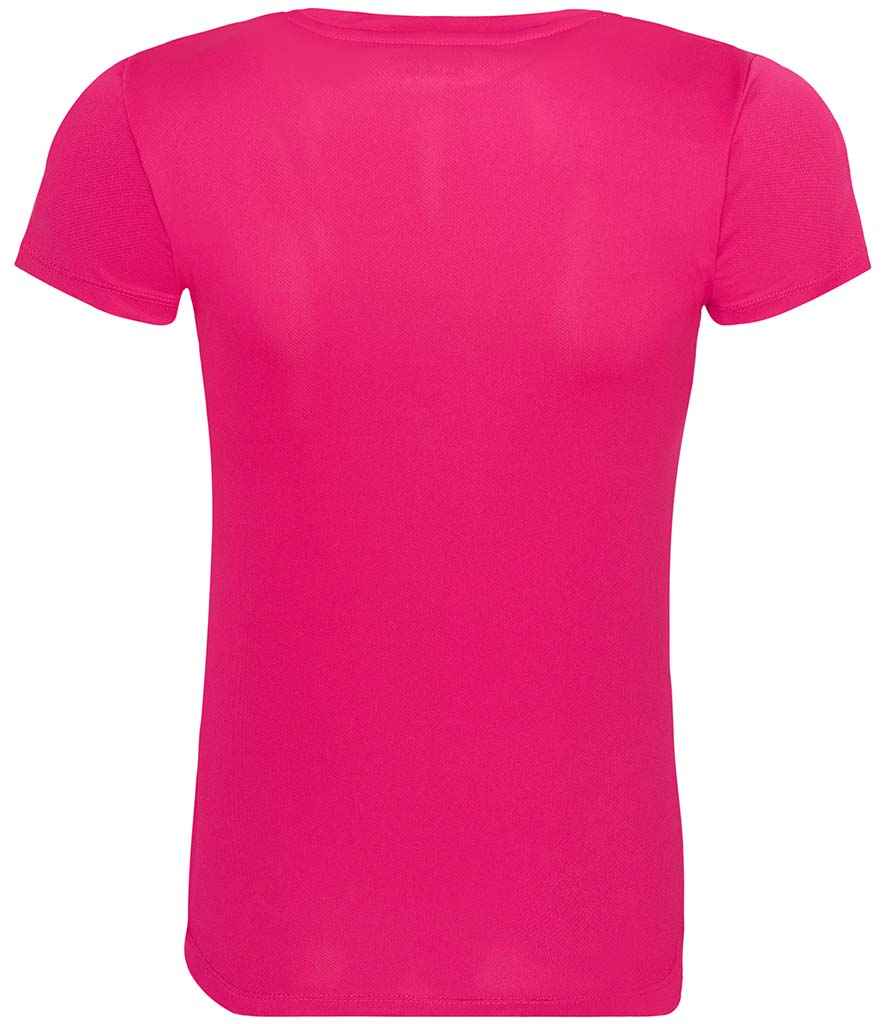 Ladies Cool T Player Top [Colour - Hot Pink] Back