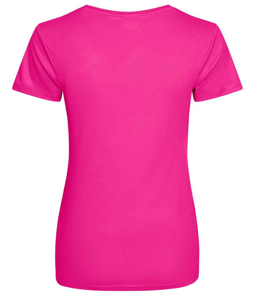Ladies Cool T Player Top [Colour - Hyper Pink] Back