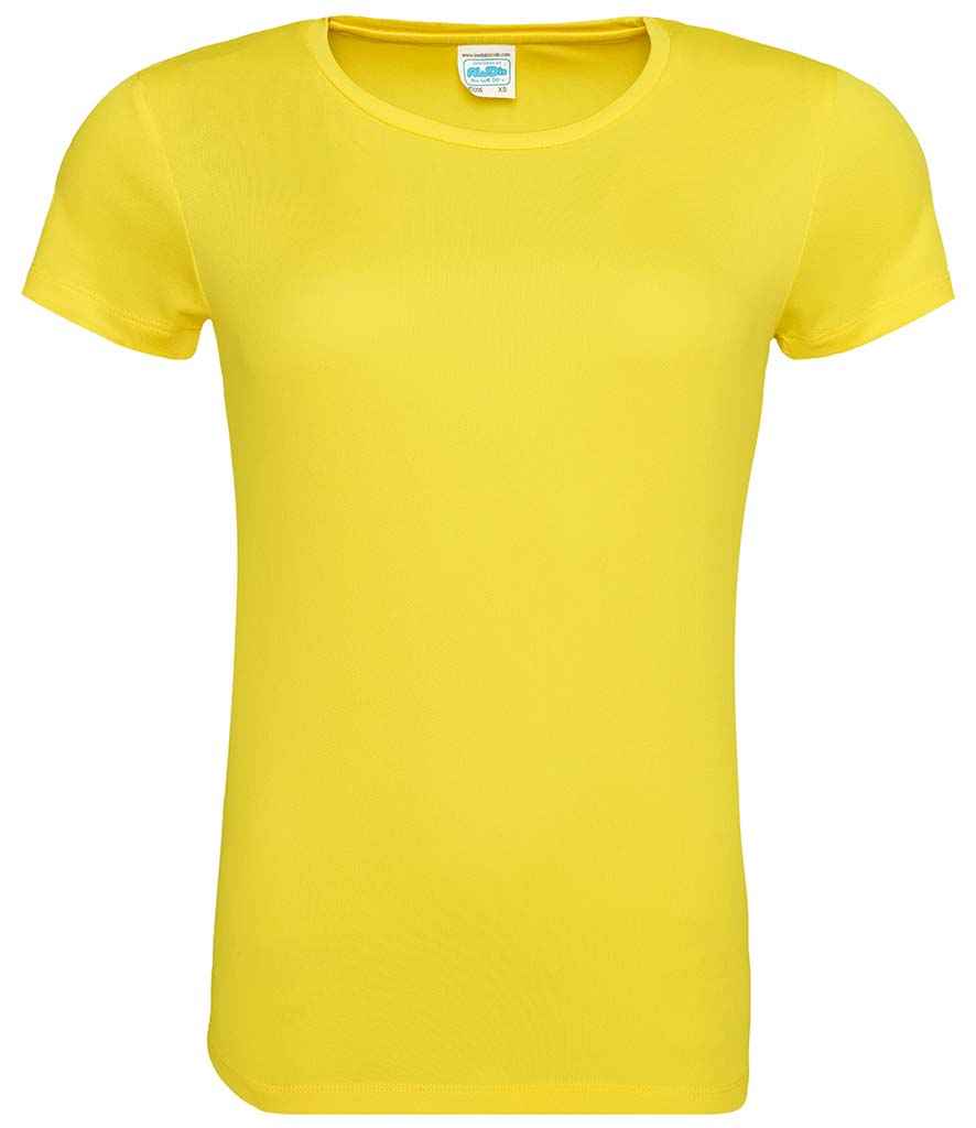 Ladies Cool T Player Top [Colour - Sun Yellow] Front