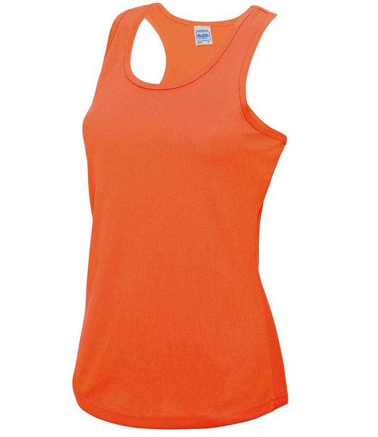 Ladies Cool Vest [Colour - Electric Orange] Front