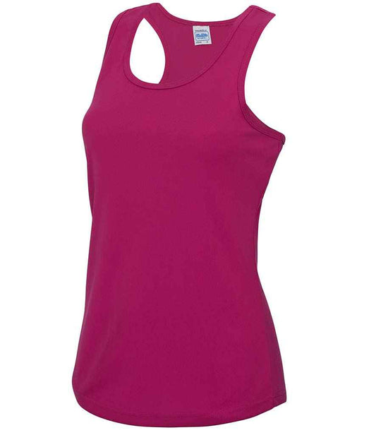 Ladies Cool Vest [Colour - Hot Pink] Front
