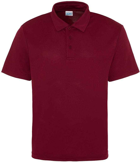 Unisex Polo Player Top [Colour - Burgundy] Front
