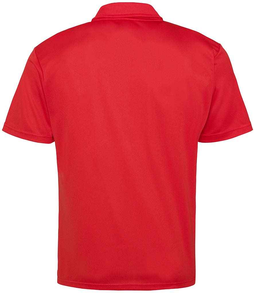 Unisex Polo Player Top [Colour - Fire Red] Back