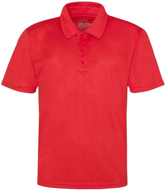 Unisex Polo Player Top [Colour - Fire Red] Front