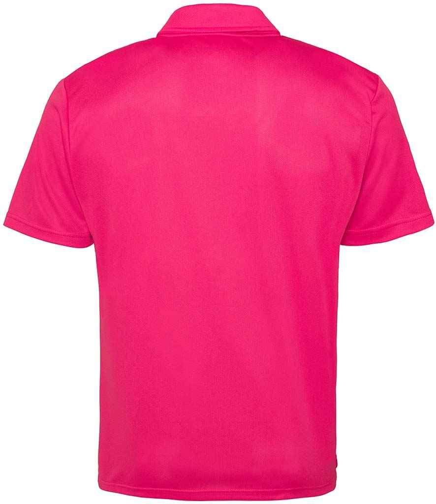 Unisex Polo Player Top [Colour - Hot Pink] Back
