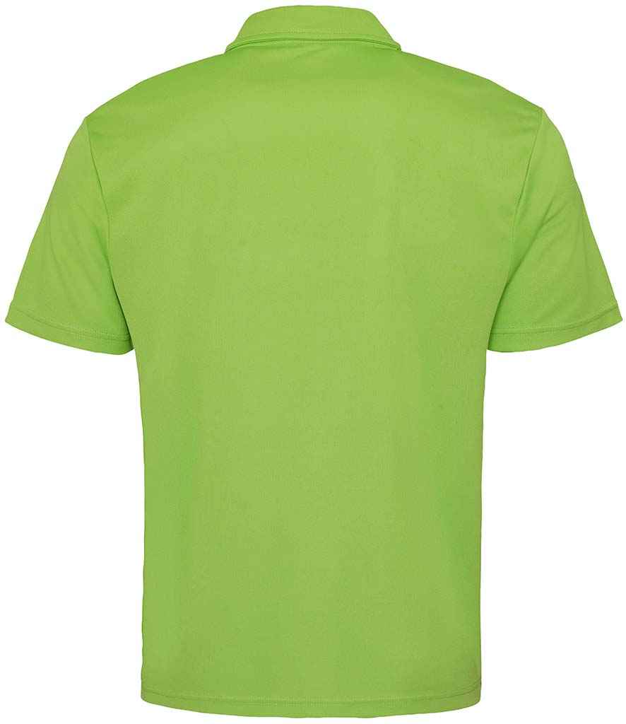 Unisex Polo Player Top [Colour - Lime Green] Back
