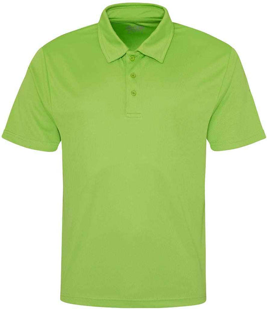 Unisex Polo Player Top [Colour - Lime Green] Front
