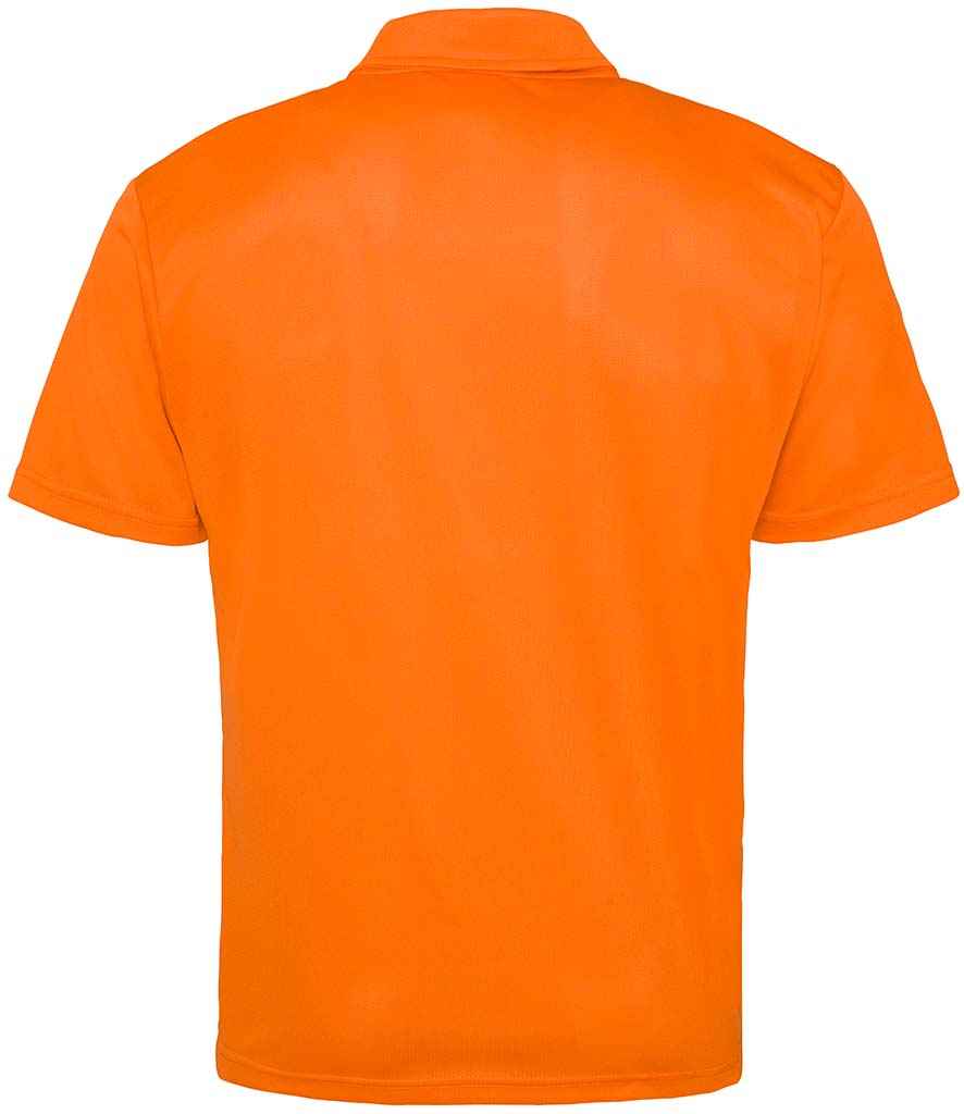 Unisex Polo Player Top [Colour - Orange Crush] Back