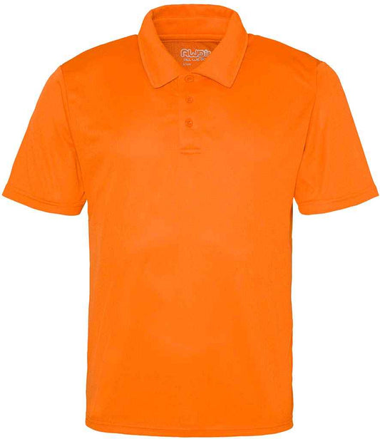 Unisex Polo Player Top [Colour - Orange Crush] Front