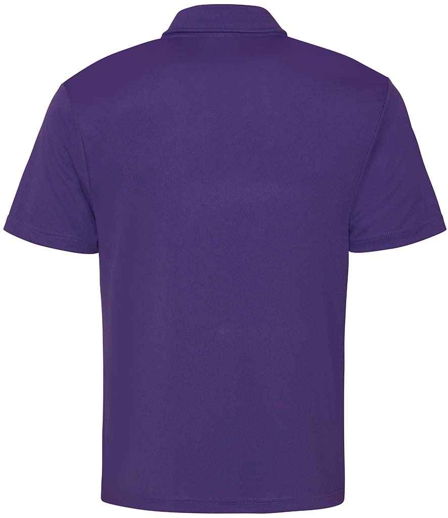 Unisex Polo Player Top [Colour - Purple] Back
