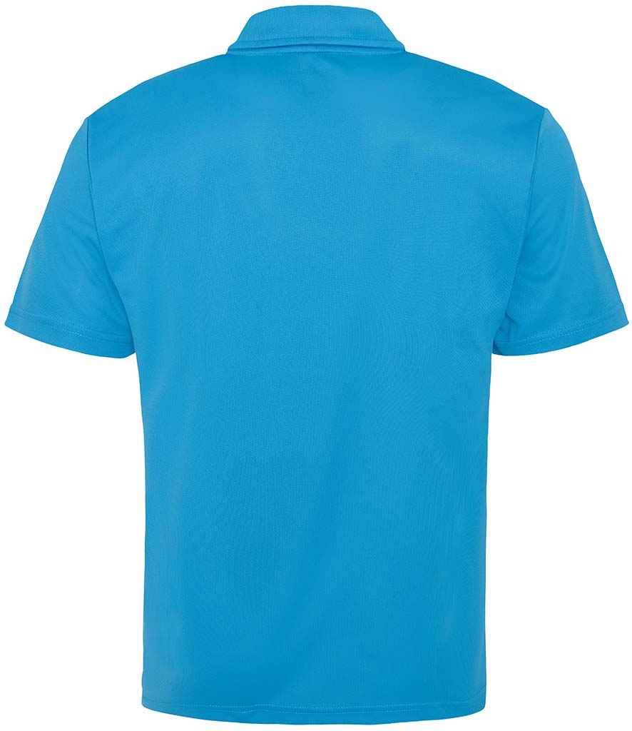 Unisex Polo Player Top [Colour - Sapphire Blue] Back