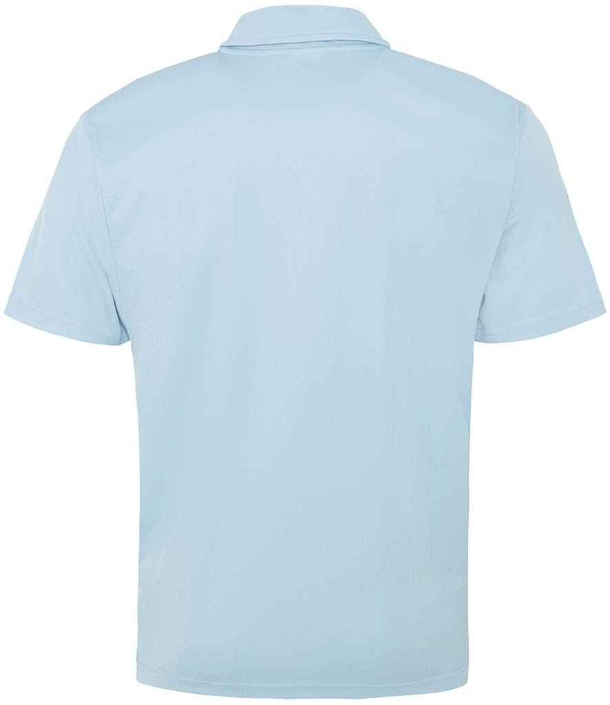 Unisex Polo Player Top [Colour - Sky Blue] Back