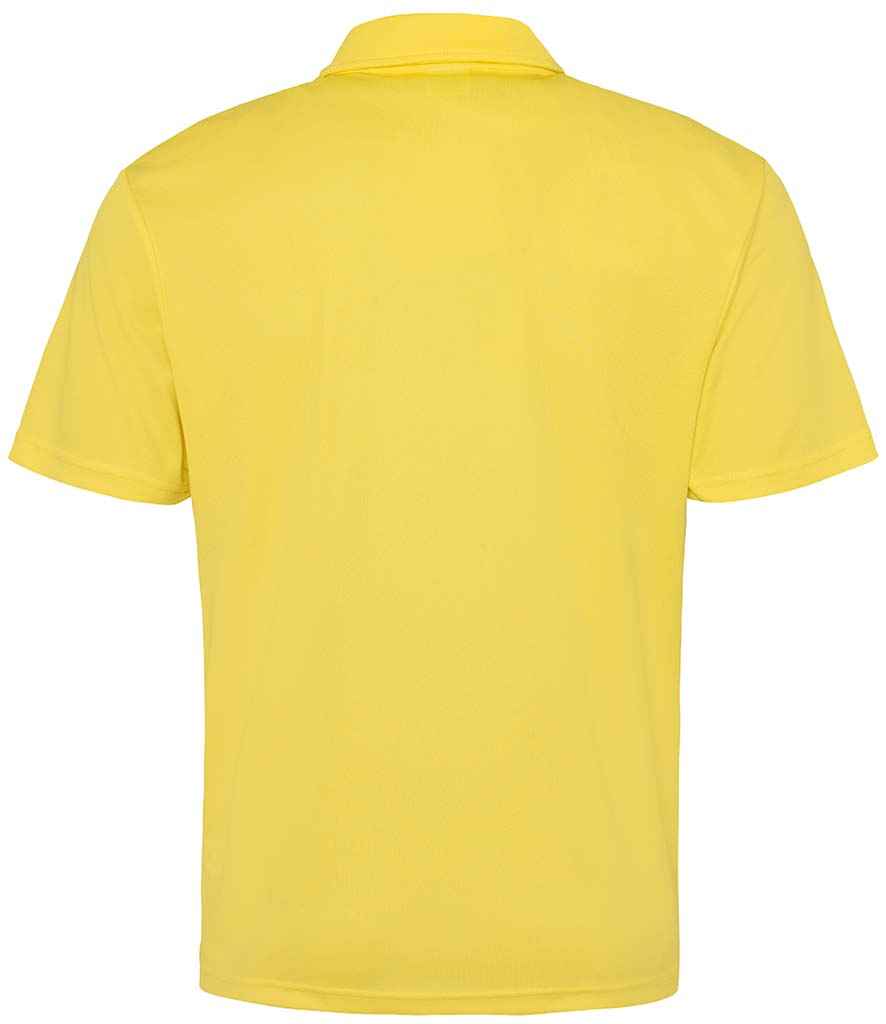 Unisex Polo Player Top [Colour - Sun Yellow] Back