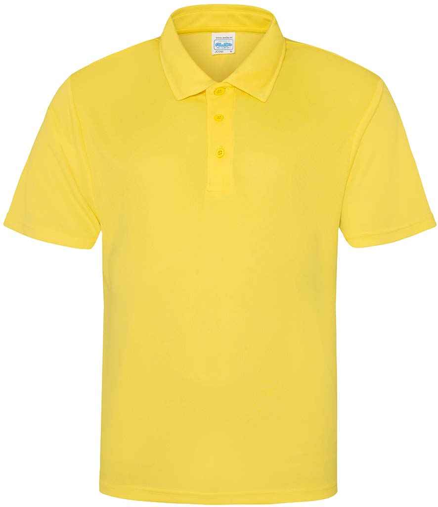 Unisex Polo Player Top [Colour - Sun Yellow] Front