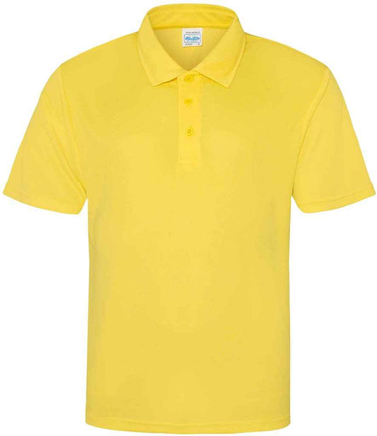Unisex Polo Player Top [Colour - Sun Yellow] Front
