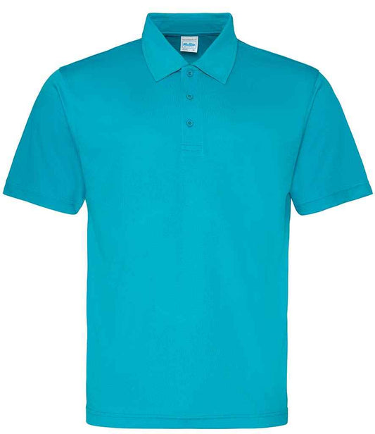 Unisex Polo Player Top [Colour - Turquoise Blue] Front
