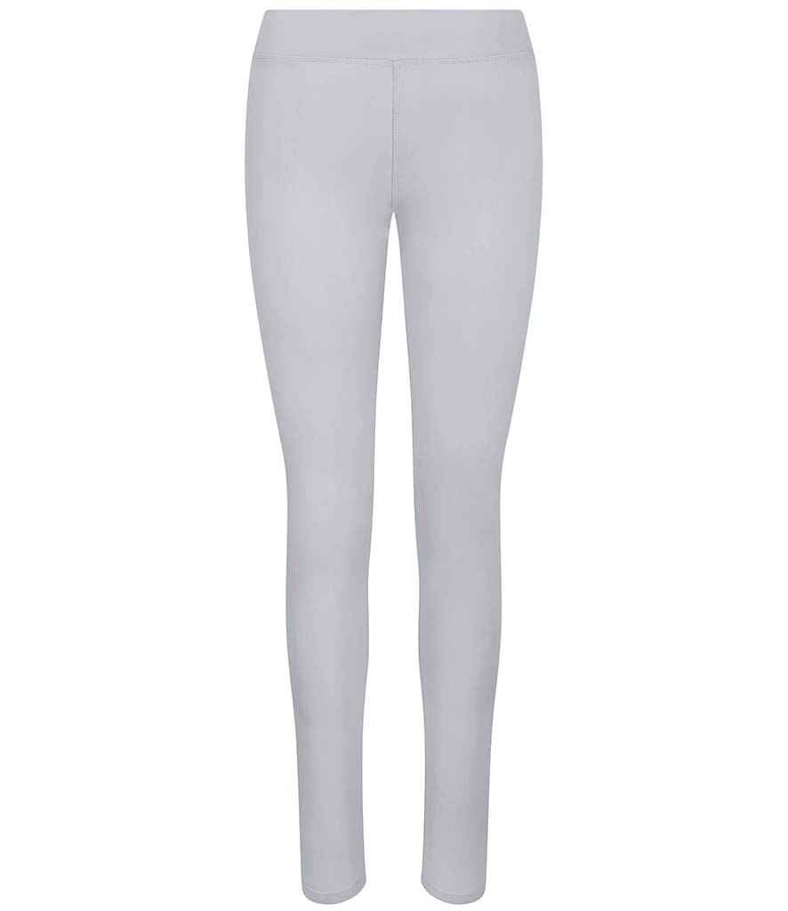Ladies Full Length Leggings [Colour - Silver Grey] Front