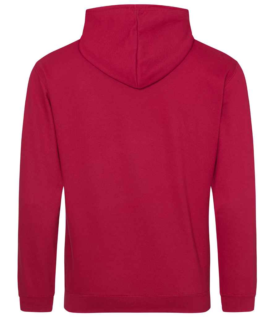Unisex Hoodie [Colour - Red Hot Chilli] Back