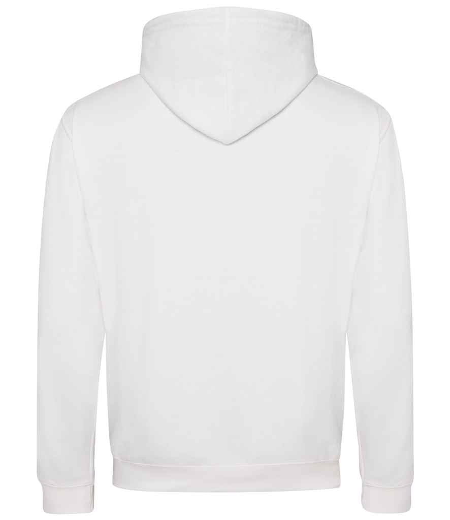 Unisex Contrast Hoodie [Colour - Arctic White/French Navy] Back