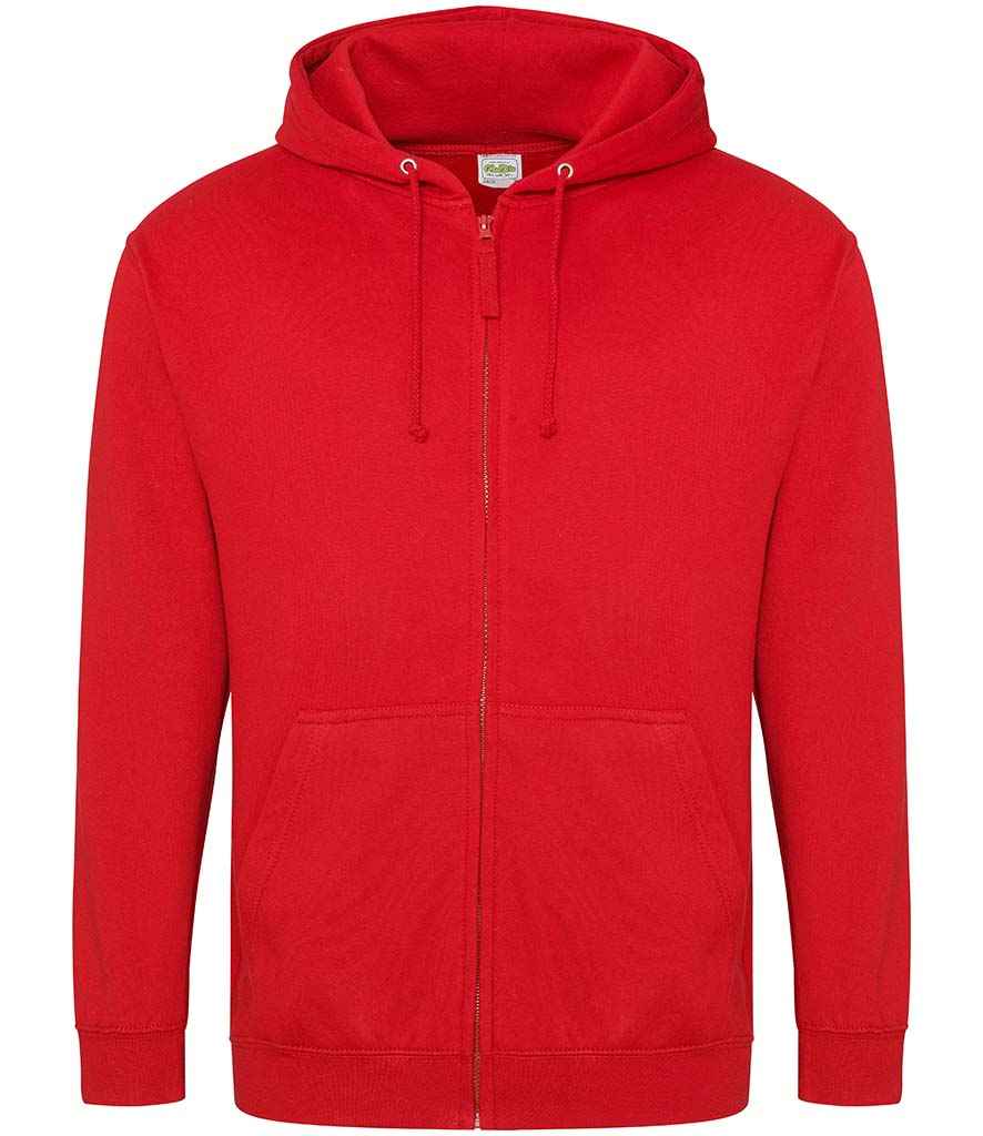 Unisex Zoodie [Colour - Fire Red] Front