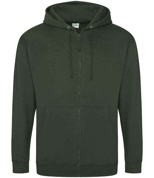Unisex Zoodie [Colour - Forest Green] Front