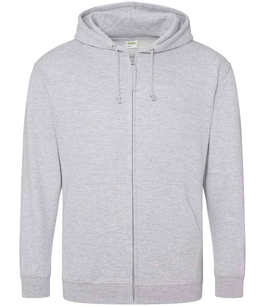 Unisex Zoodie [Colour - Heather Grey] Front